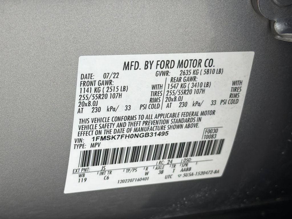 2022 Ford Explorer Limited