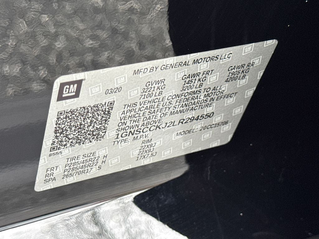 2020 Chevrolet Tahoe Premier