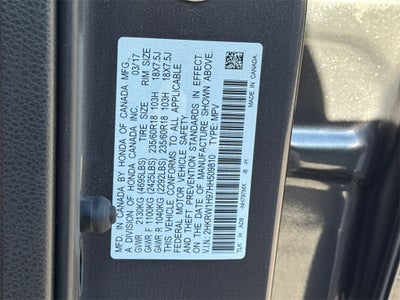 2017 Honda CR-V Touring