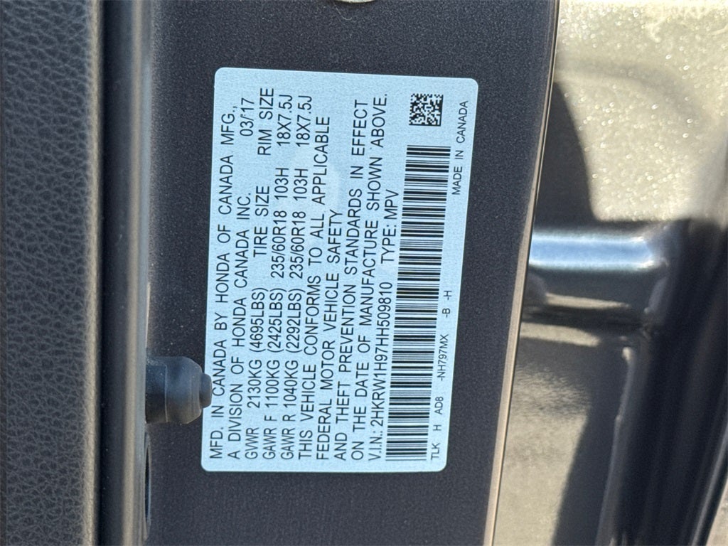 2017 Honda CR-V Touring