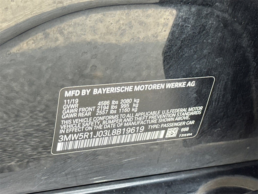 2020 BMW 3 Series 330i