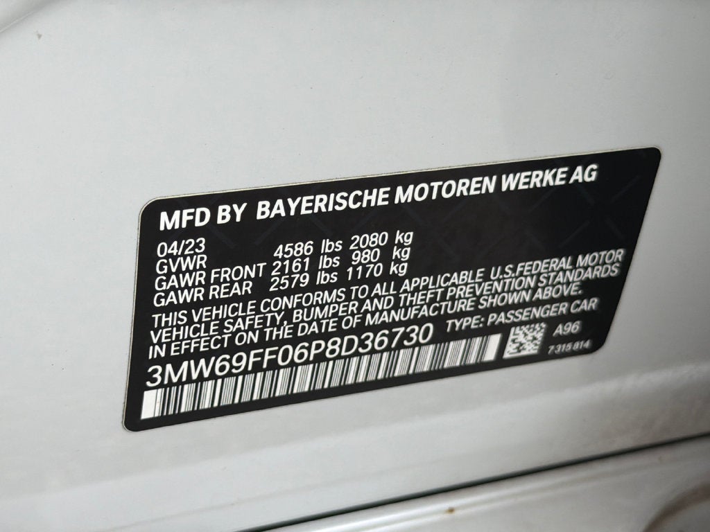 2023 BMW 3 Series 330i SE 19 BS AC