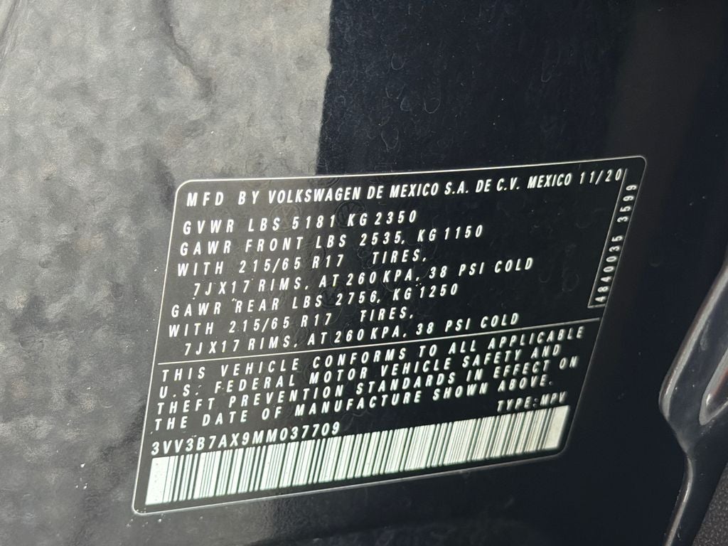 2021 Volkswagen Tiguan SE R-Line Black