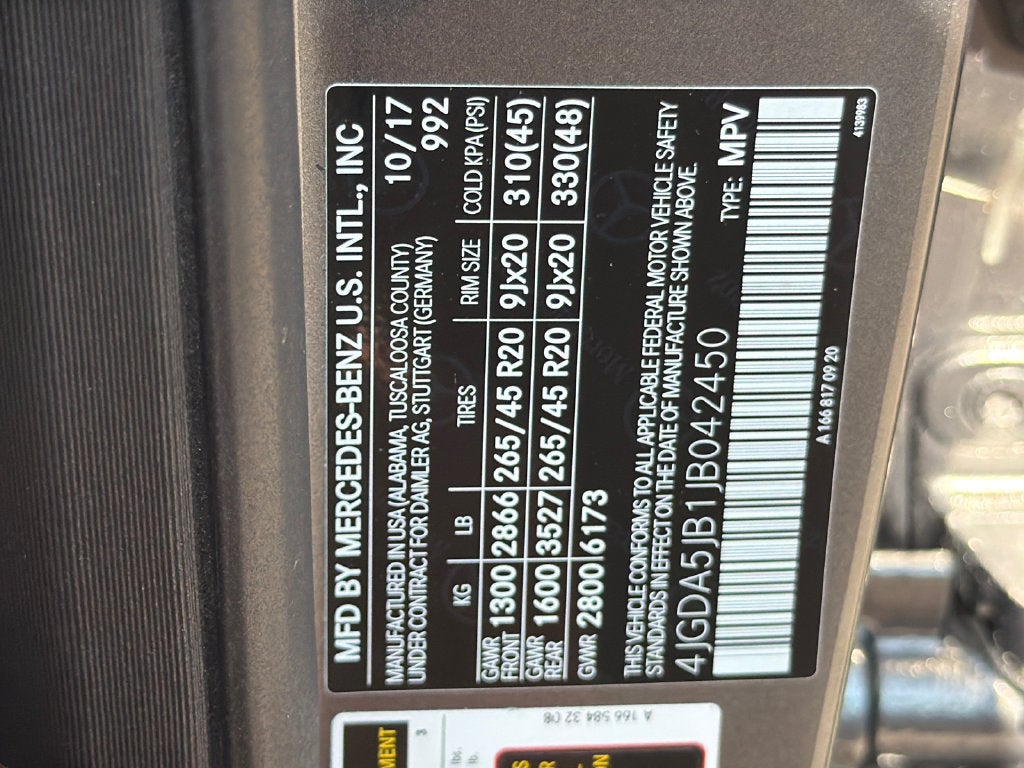 2018 Mercedes-Benz GLE GLE 350 SE *M 20 TH HK KG BS
