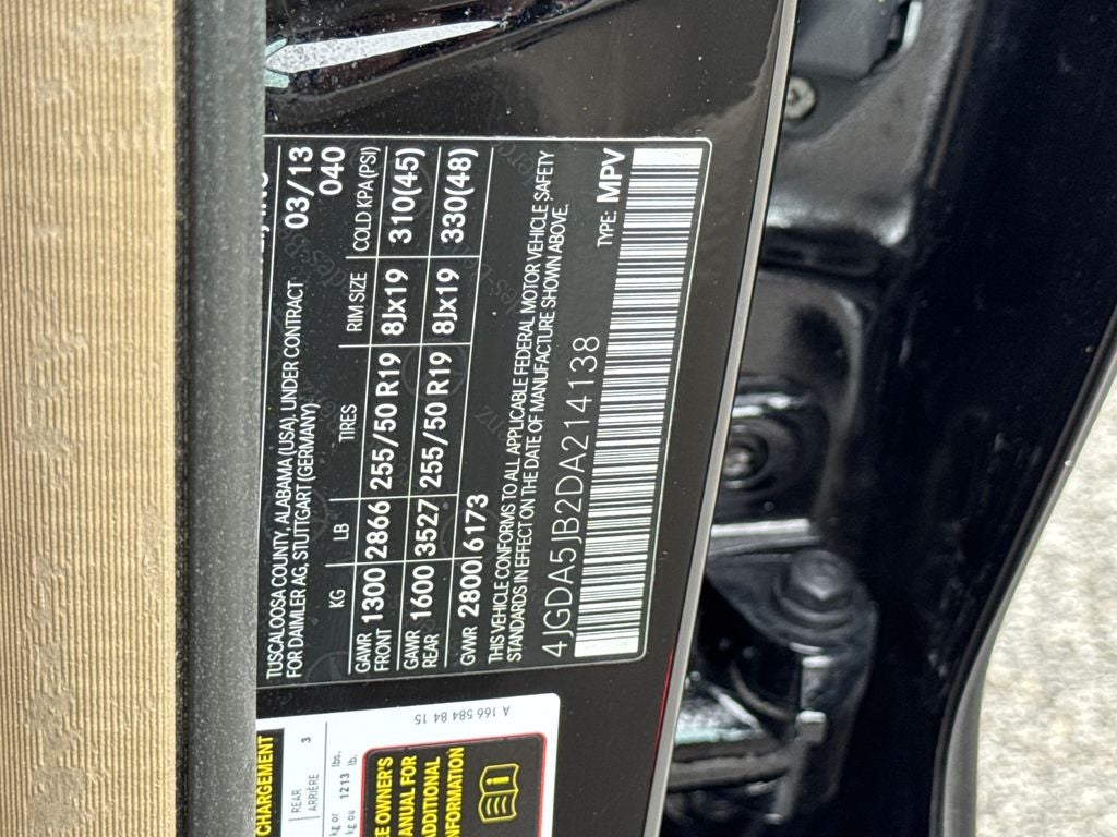 2013 Mercedes-Benz M-Class ML 350