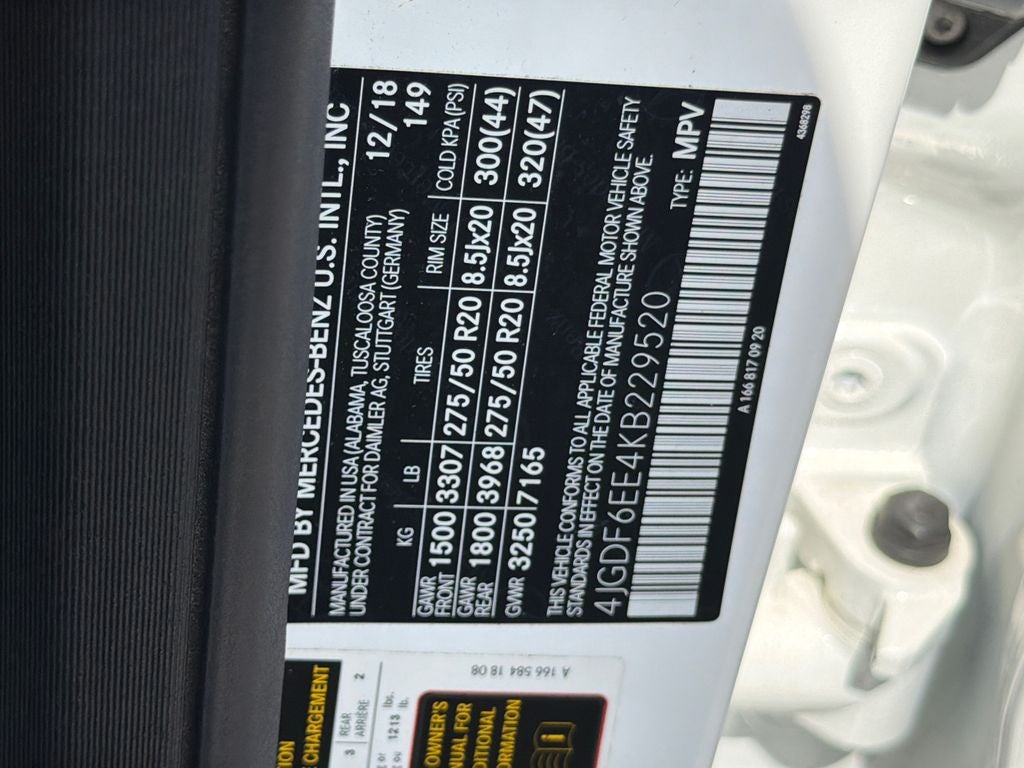 2019 Mercedes-Benz GLS GLS 450 SE 19 BS KG AC