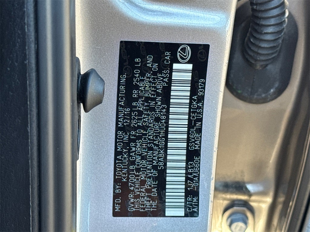 2017 Lexus ES ES 350