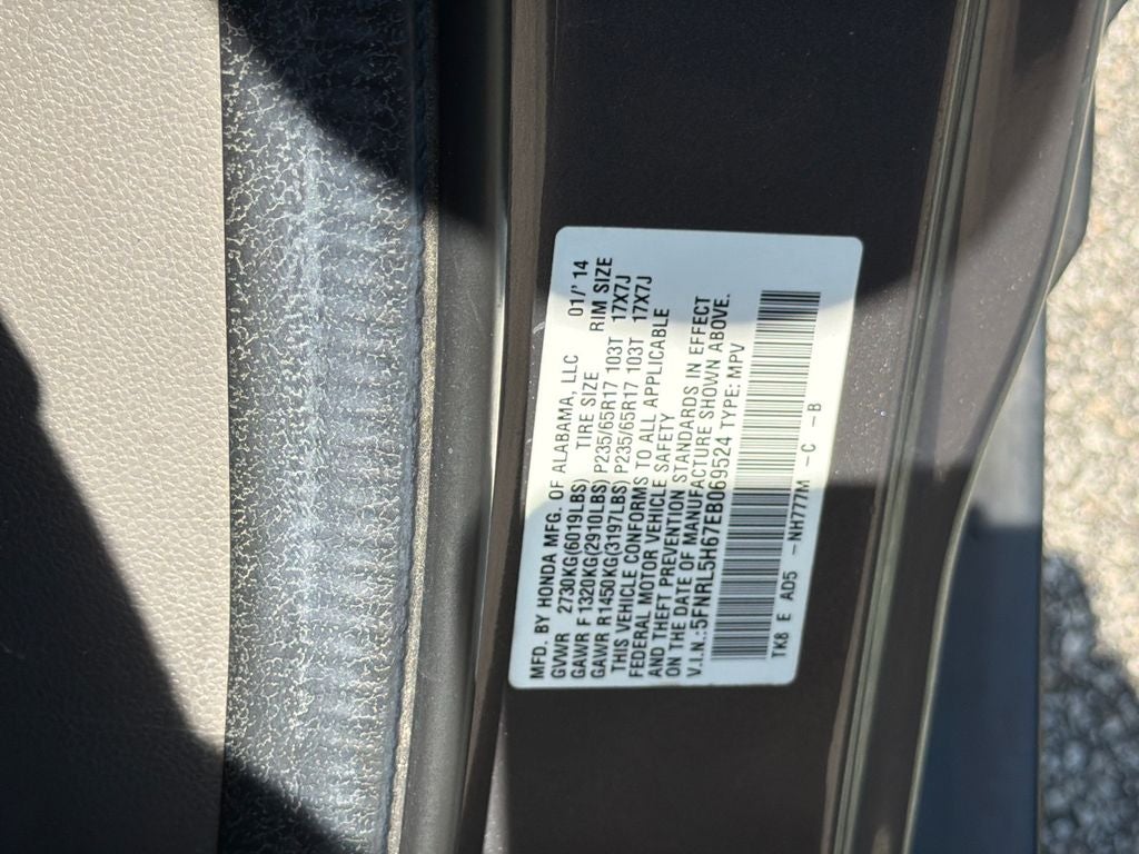 2014 Honda Odyssey EX-L SE **M