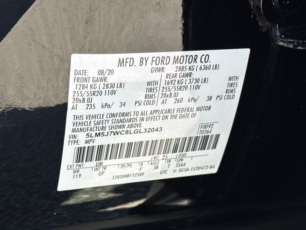 2020 Lincoln Aviator Reserve