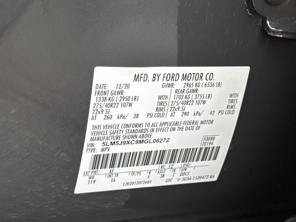 2021 Lincoln Aviator Black Label