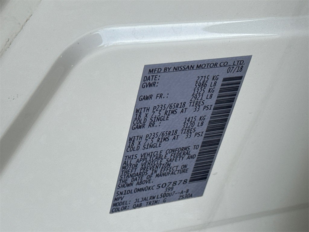 2019 INFINITI QX60 LUXE