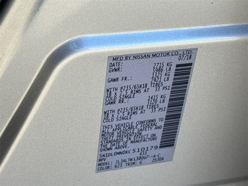 2019 INFINITI QX60 LUXE