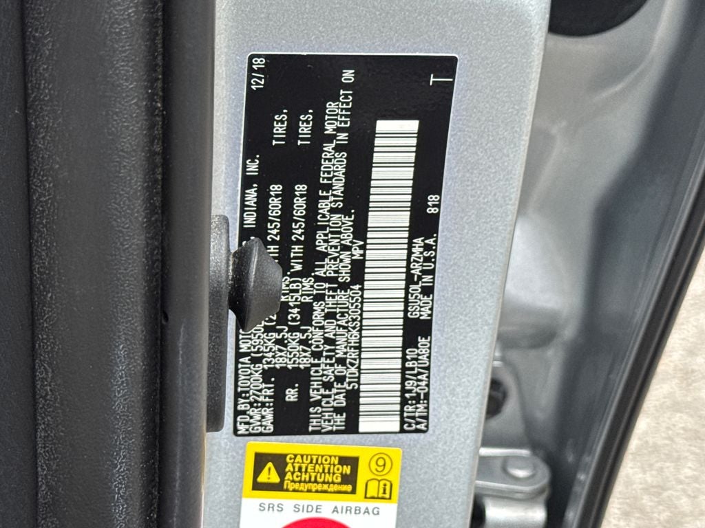 2019 Toyota Highlander XLE