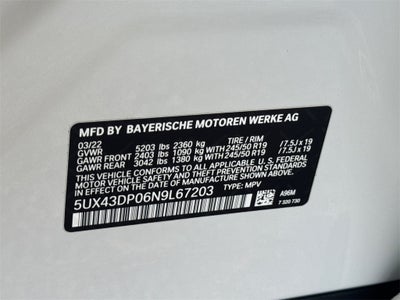 2022 BMW X3 sDrive30i