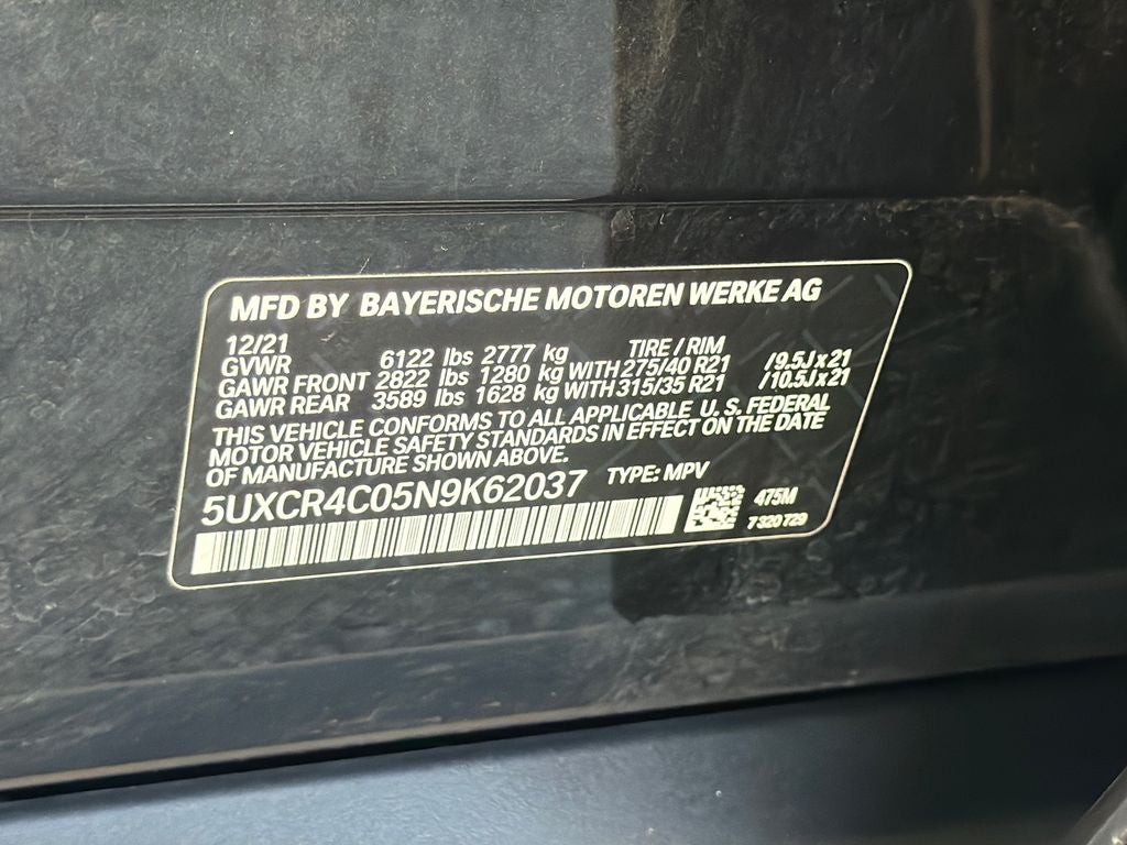 2022 BMW X5 sDrive40i