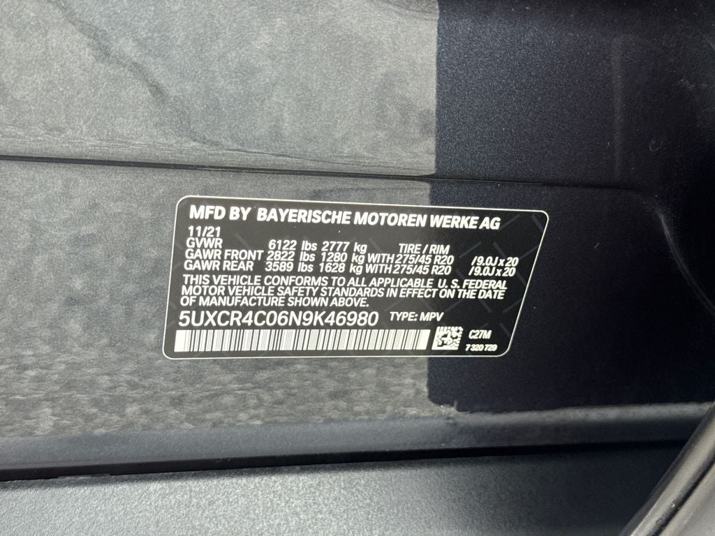 2022 BMW X5 sDrive40i