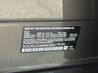 2021 BMW X7 xDrive40i