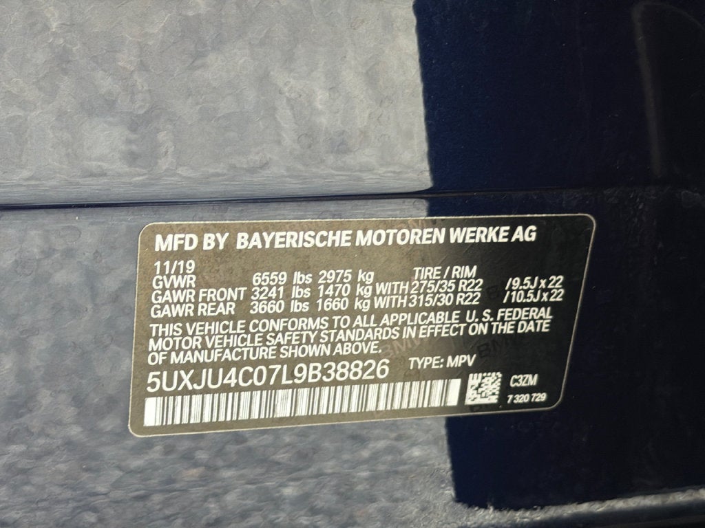 2020 BMW X5 M50i SE 22 EXEC DRVAST PANO SV HU LP SV AC