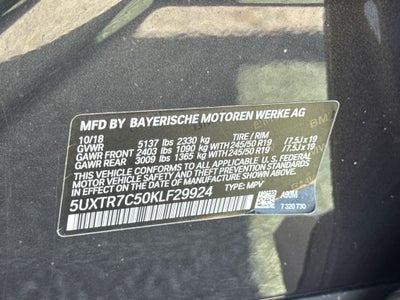 2019 BMW X3 sDrive30i