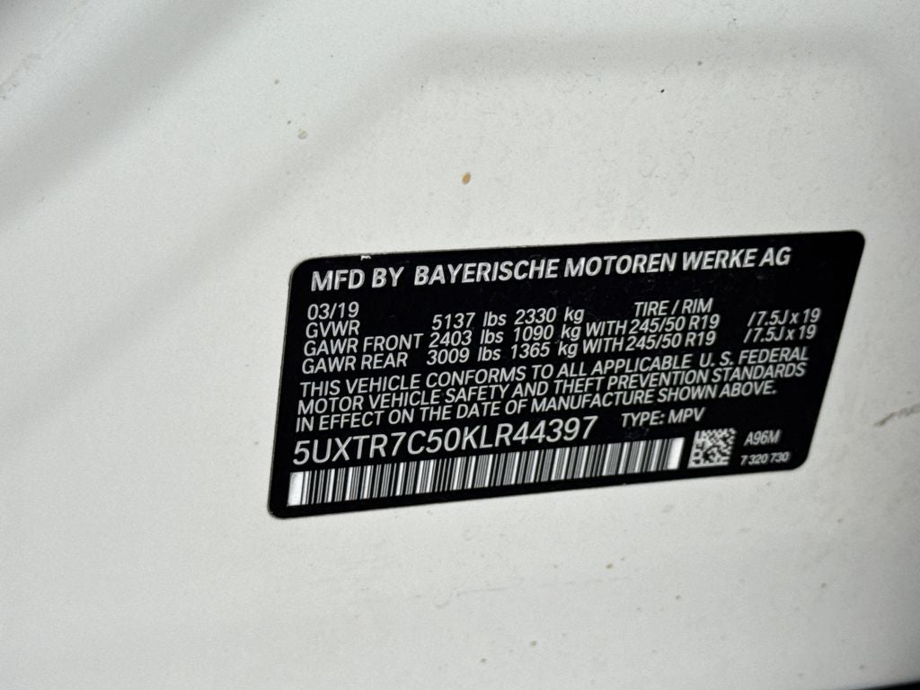 2019 BMW X3 sDrive30i