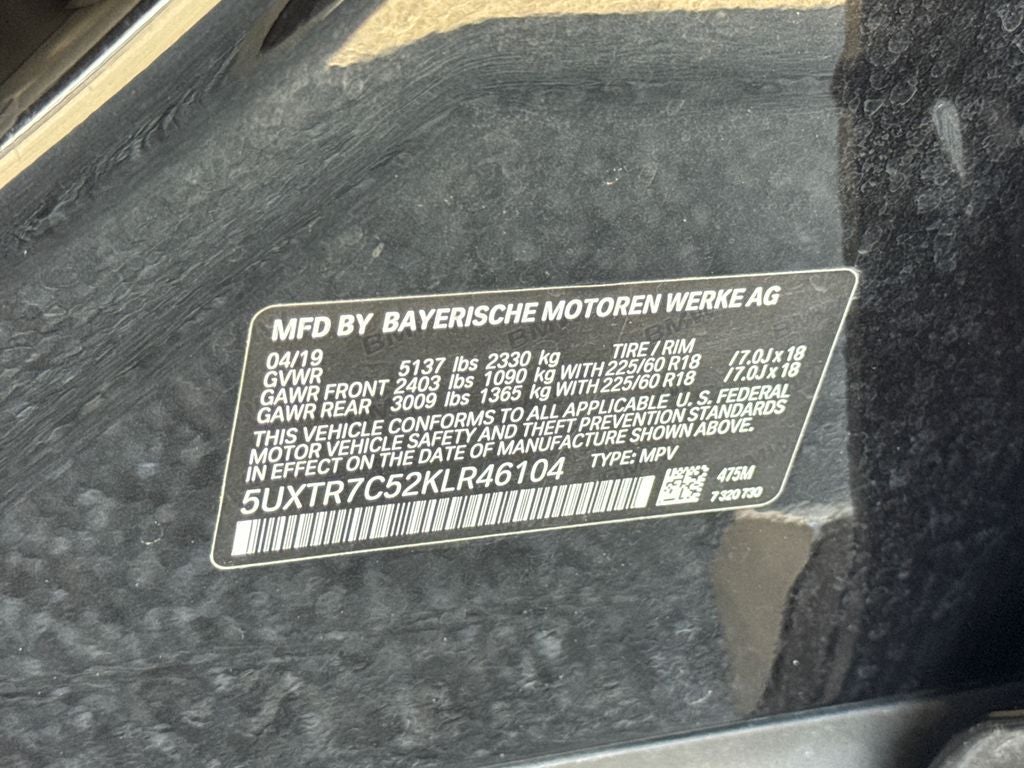 2019 BMW X3 sDrive30i