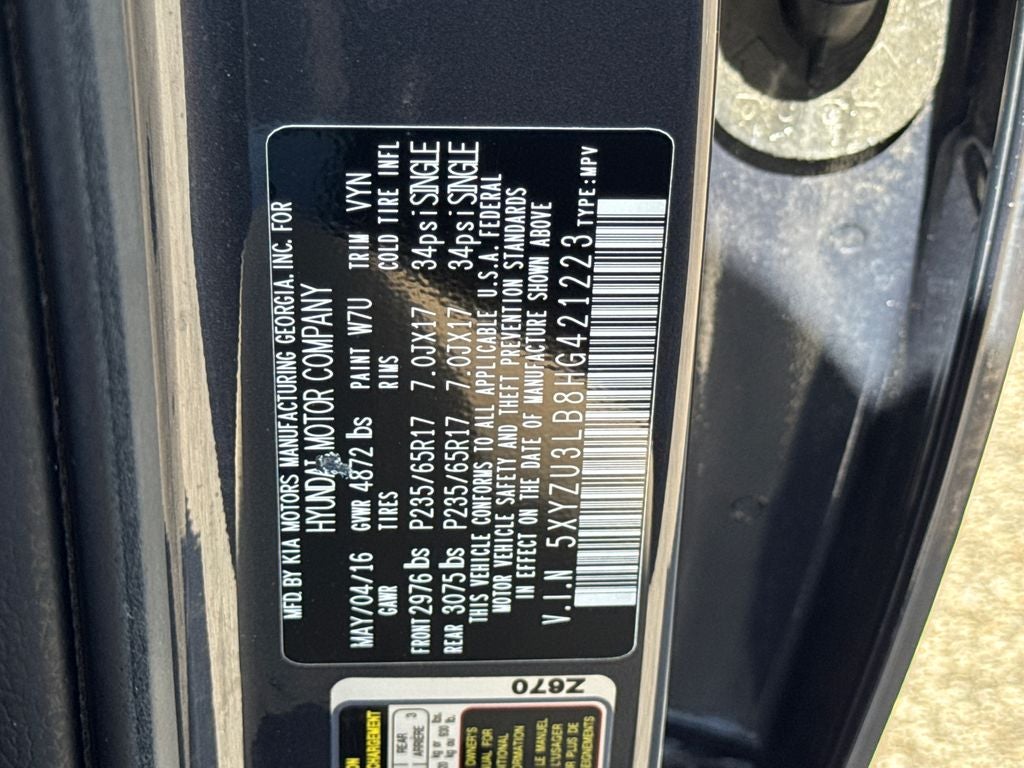 2017 Hyundai Santa Fe Sport 2.4L