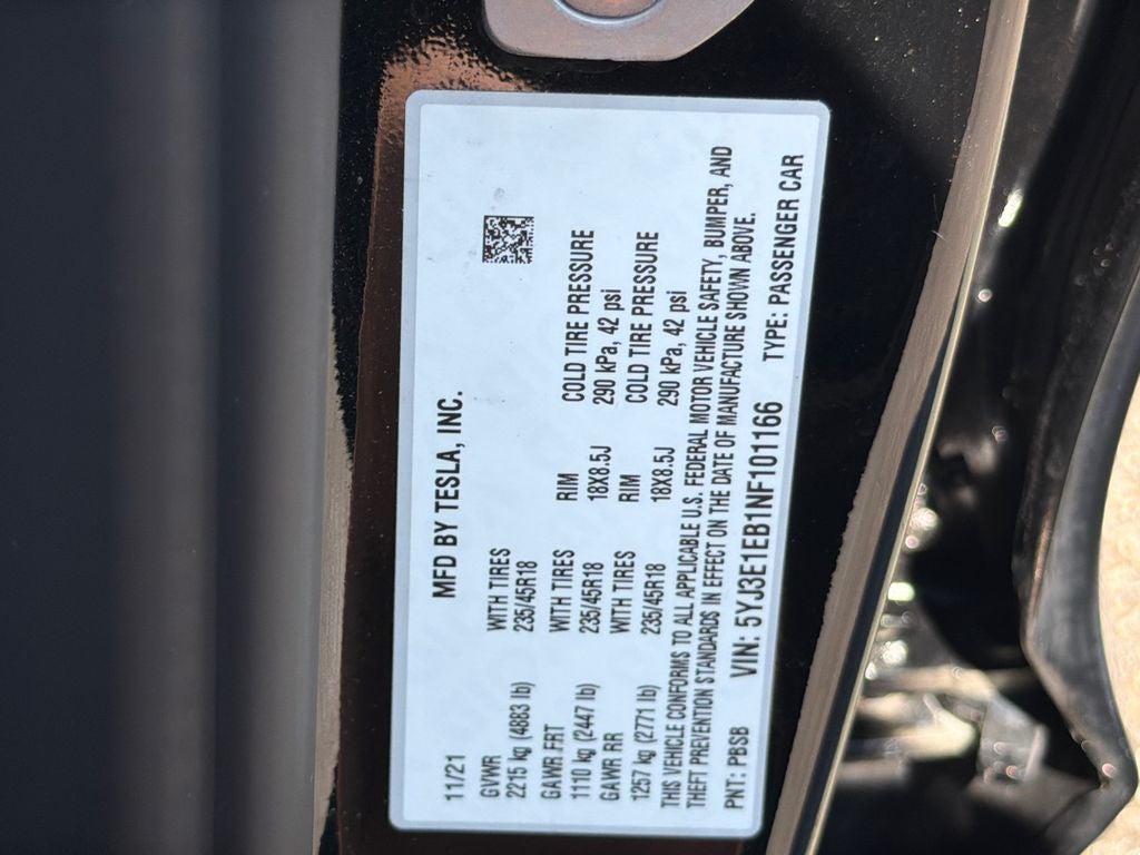 2022 Tesla Model 3 Long Range