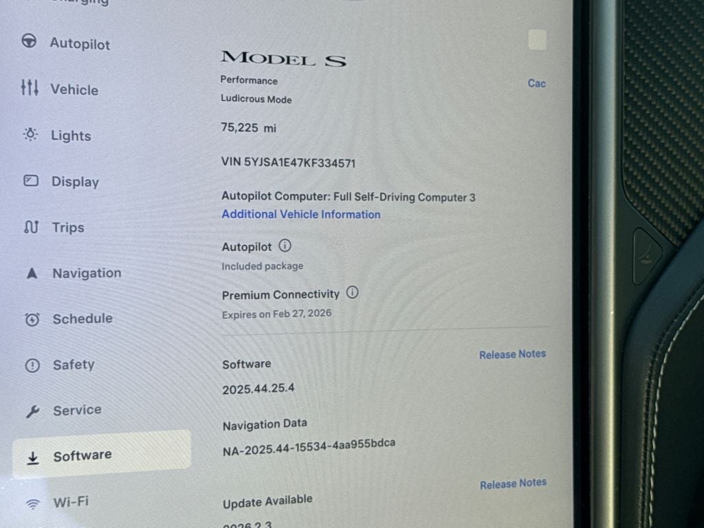 2019 Tesla Model S Performance