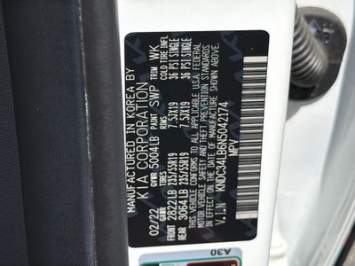2022 Kia EV6 Light NE 19 HK AC