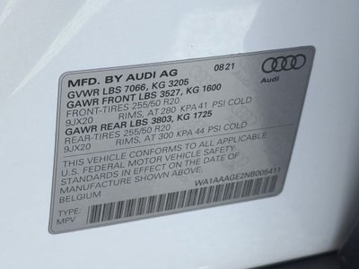 2022 Audi e-tron Premium