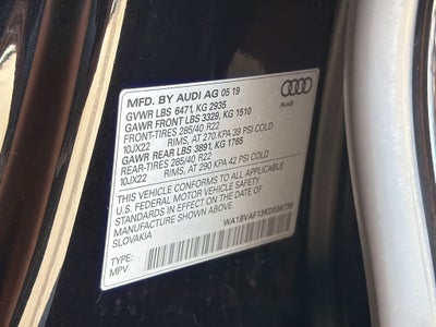 2019 Audi Q8 Premium Plus