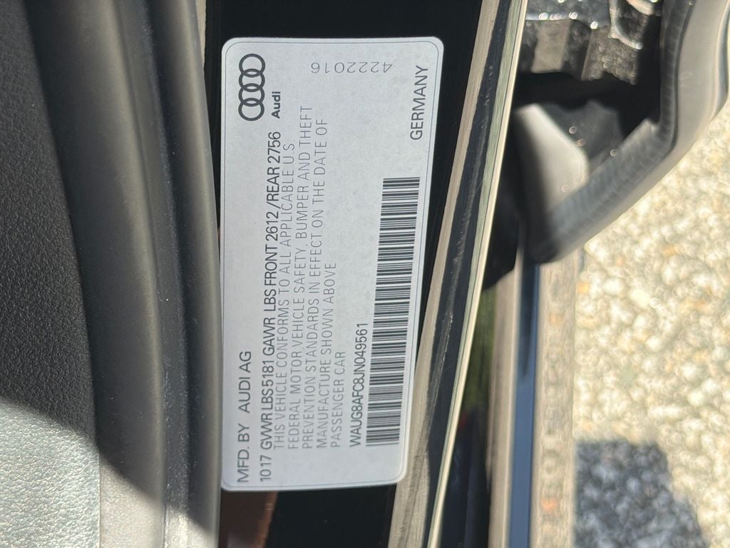 2018 Audi A6 Premium Plus