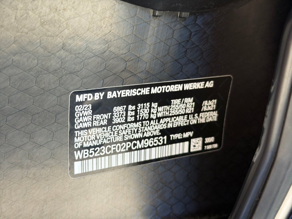 2023 BMW iX xDrive50 SE * 21 SPT SV