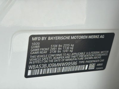 2021 BMW 5 Series 540i