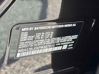 2023 BMW 5 Series 540i SE 19 MSPT NAV