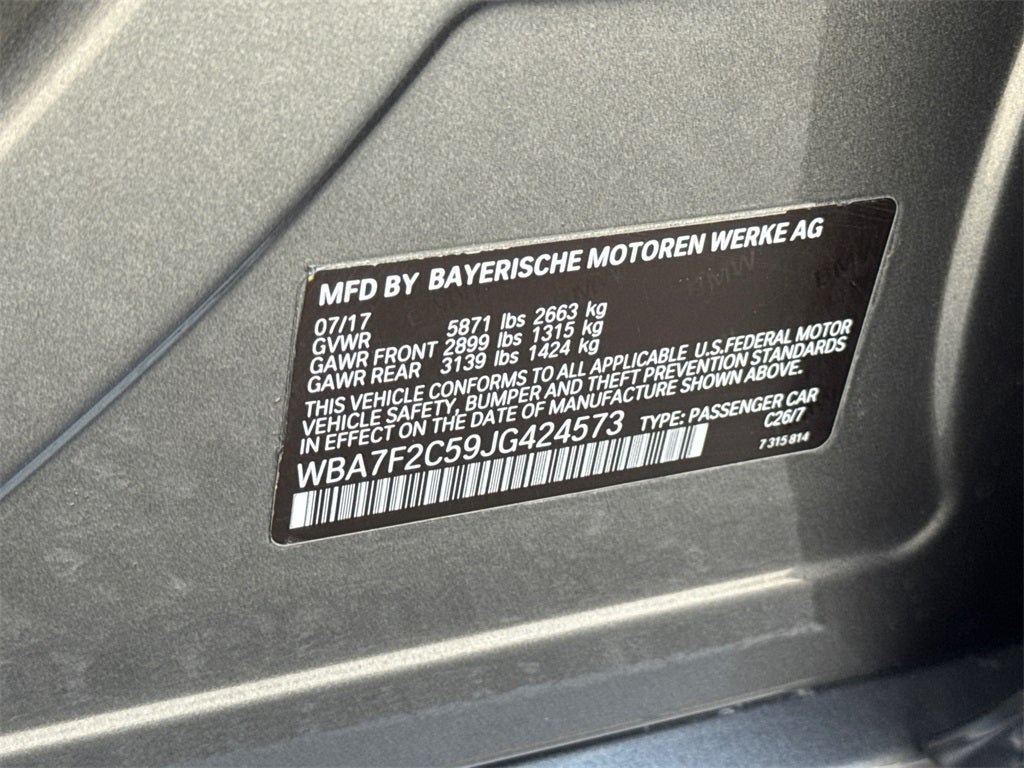 2018 BMW 7 Series 750i xDrive