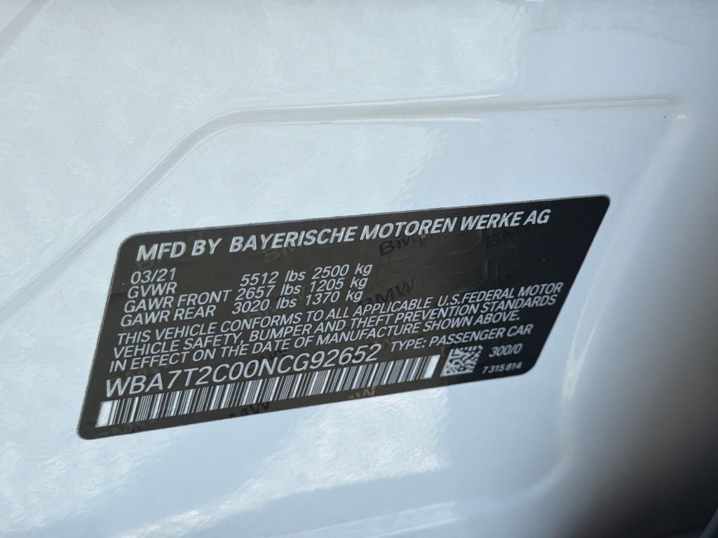2022 BMW 7 Series 740i