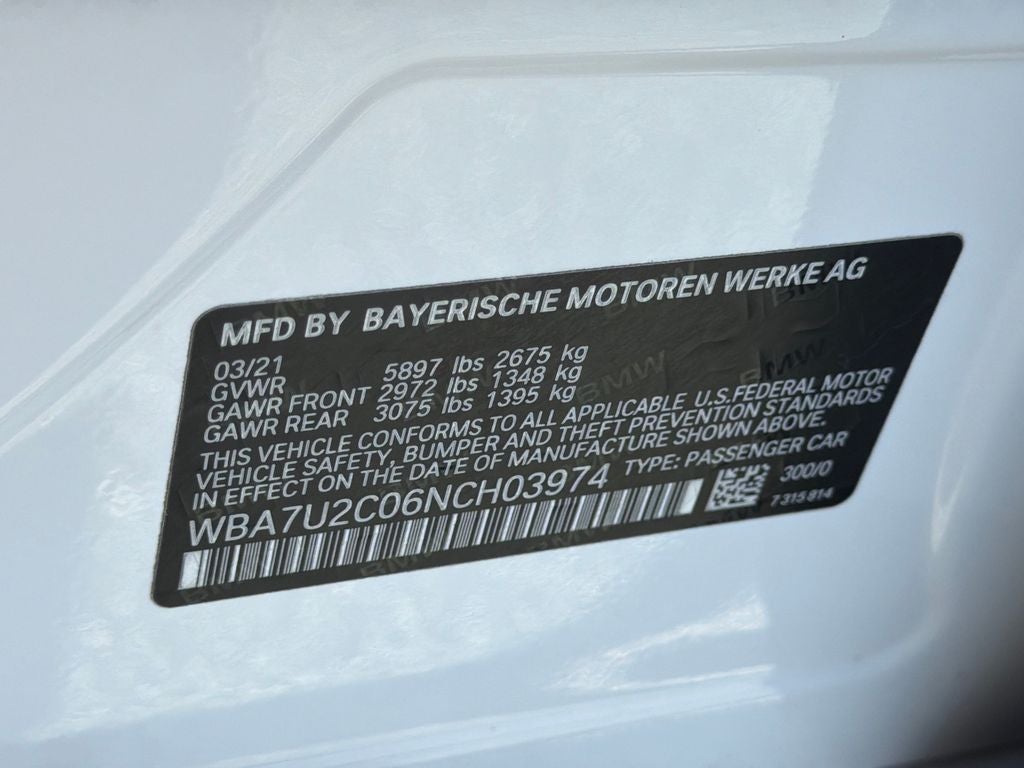 2022 BMW 7 Series 750i xDrive