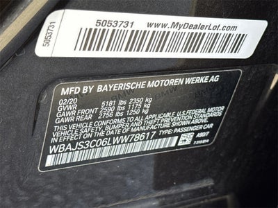 2020 BMW 5 Series 540i xDrive