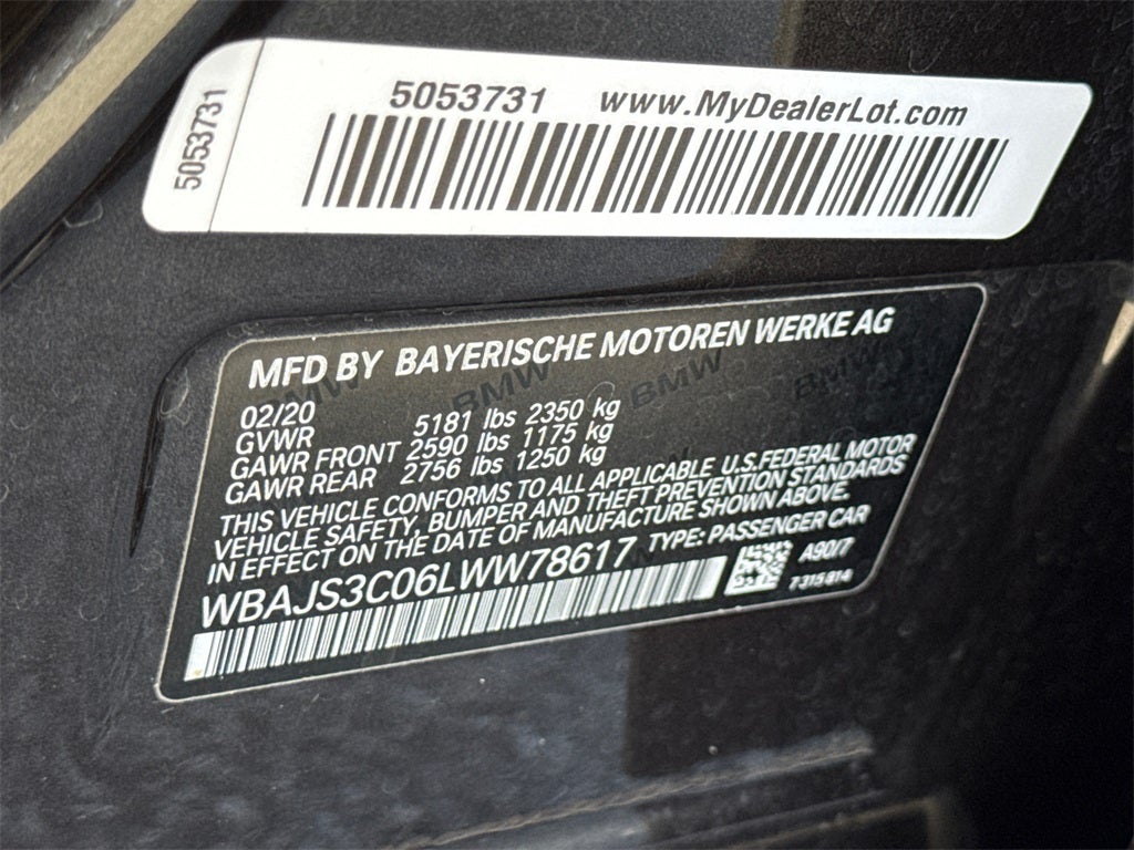 2020 BMW 5 Series 540i xDrive