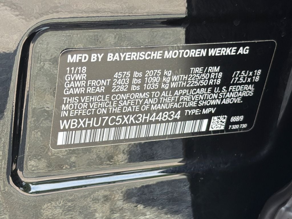 2019 BMW X1 sDrive28i