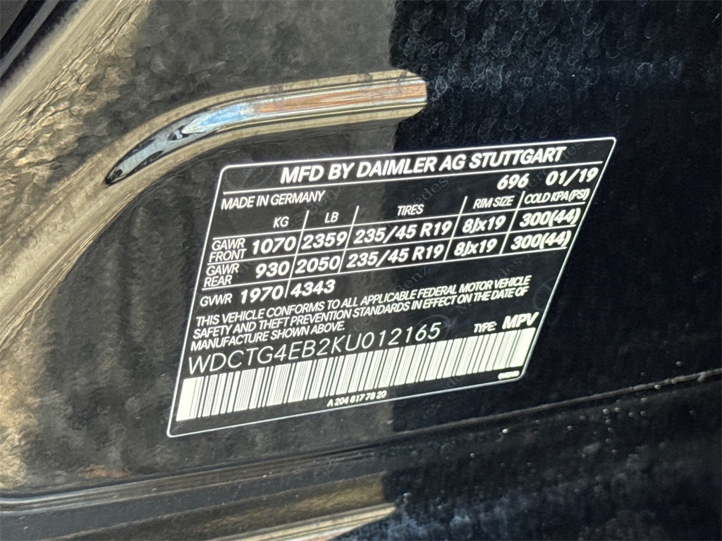 2019 Mercedes-Benz GLA GLA 250