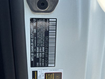 2018 Mercedes-Benz E-Class E 400