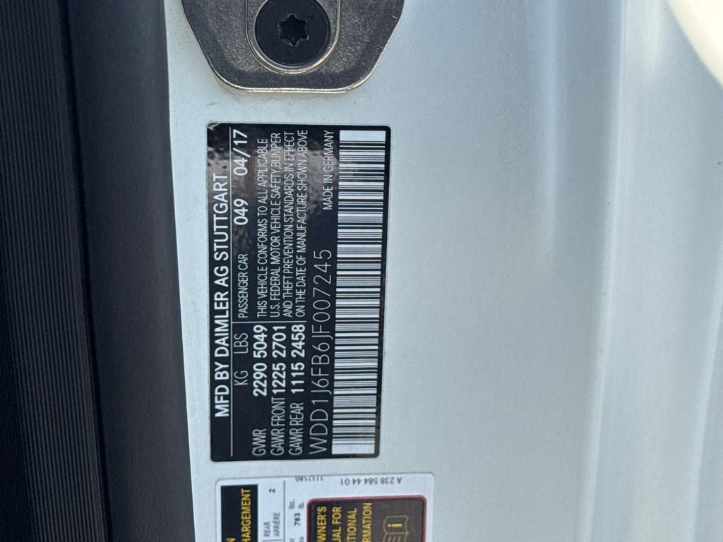 2018 Mercedes-Benz E-Class E 400