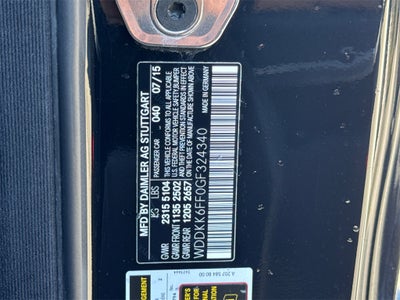 2016 Mercedes-Benz E-Class E 400