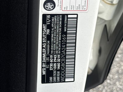 2016 Mercedes-Benz S-Class S 550