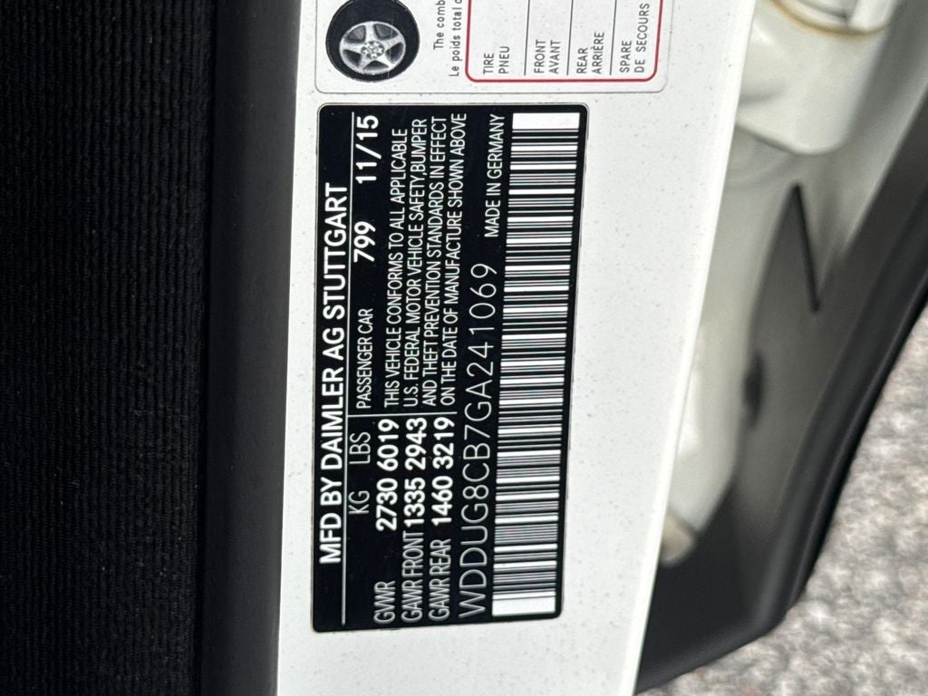 2016 Mercedes-Benz S-Class S 550