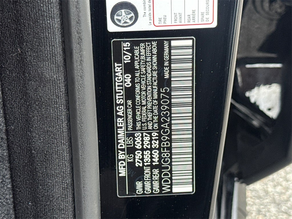 2016 Mercedes-Benz S-Class S 550