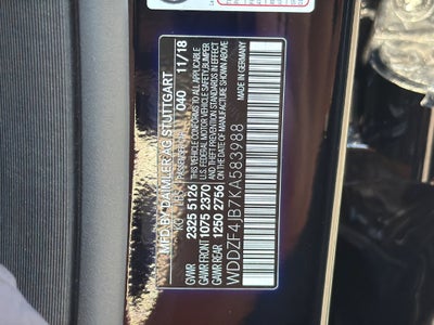 2019 Mercedes-Benz E-Class E 300 SE 19 AMG® LP PT KG SV AC BS
