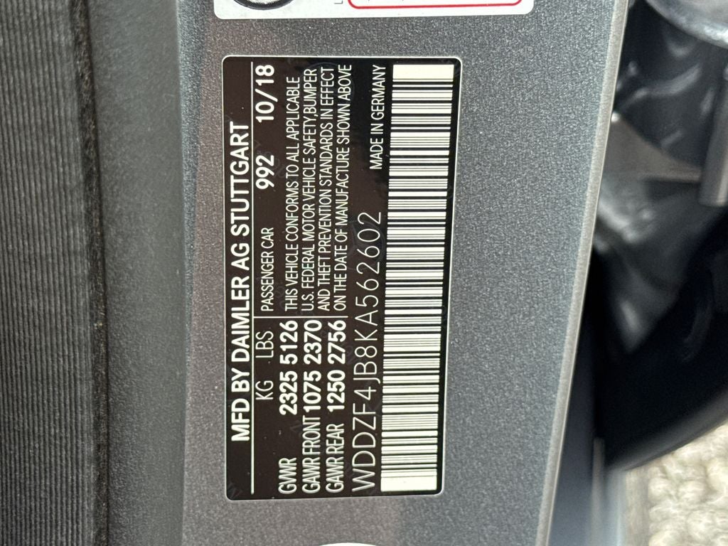 2019 Mercedes-Benz E-Class E 300